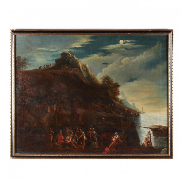 style-of-claude-joseph-vernet-french-1714-1789-coastal-scene-by-moonlight