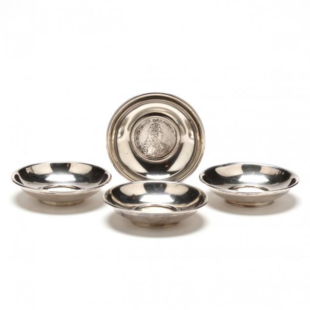 four-silver-dishes-with-inset-coins
