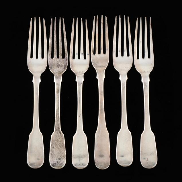 six-irish-william-iv-silver-dessert-forks