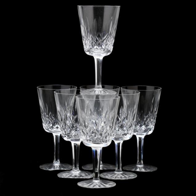 waterford-group-of-seven-water-goblets-in-lismore