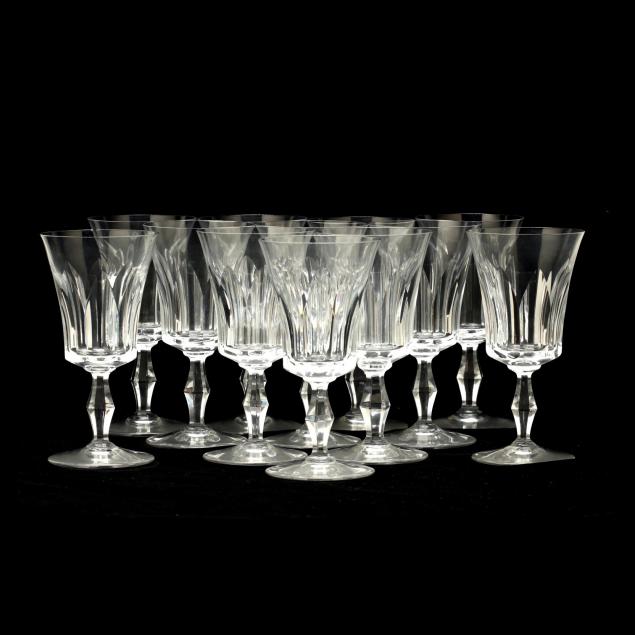 baccarat-twelve-burgundy-wine-glasses-in-polignac