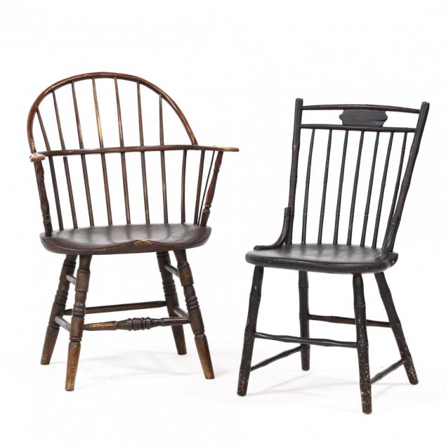 two-american-windsor-chairs