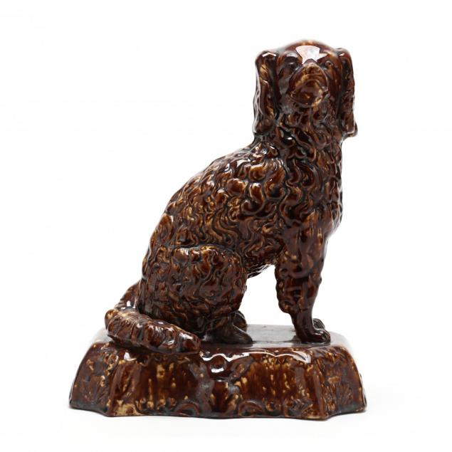 antique-bennington-pottery-spaniel