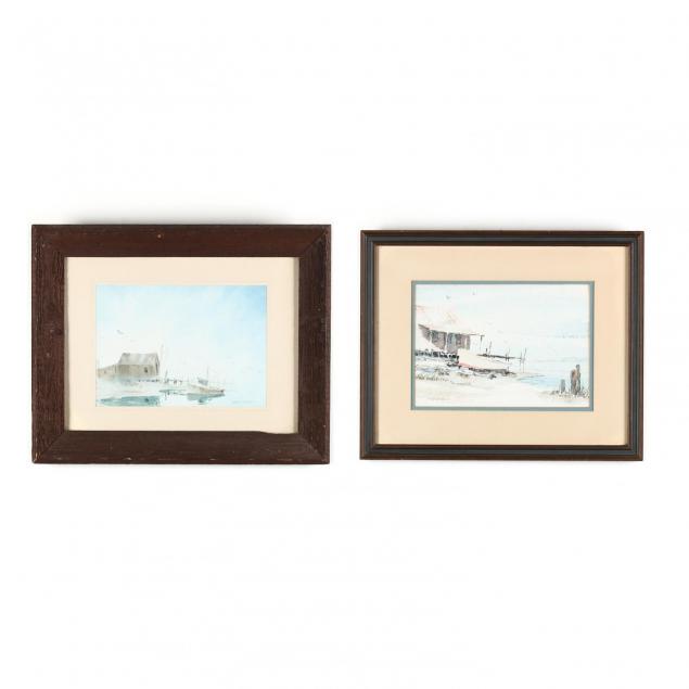 edwin-voorhees-nc-1919-1999-two-waterscapes