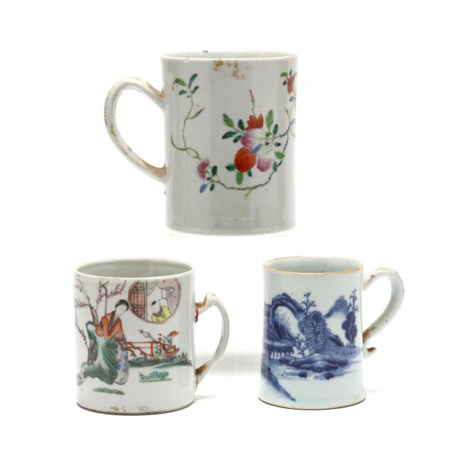 three-chinese-export-porcelain-mugs