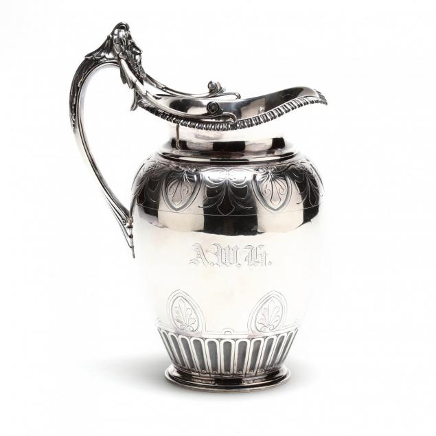 a-gorham-coin-silver-greek-revival-water-pitcher