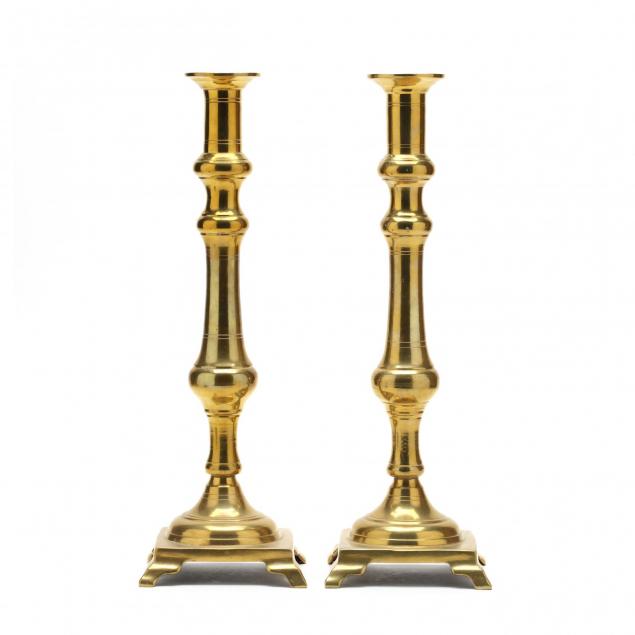 pair-of-tall-brass-candlesticks