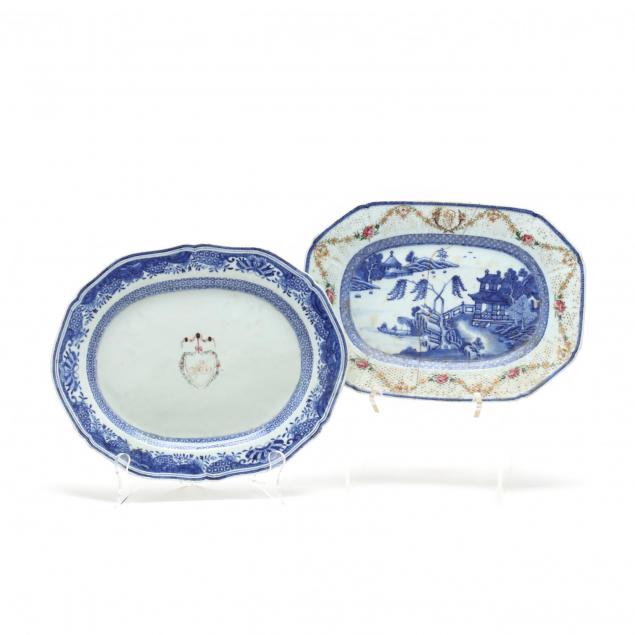 two-antique-chinese-export-diminutive-platters