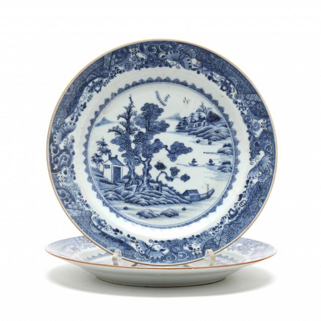 pair-of-chinese-export-porcelain-plates