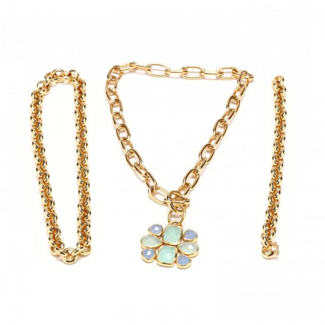 three-pieces-of-gold-tone-costume-jewelry