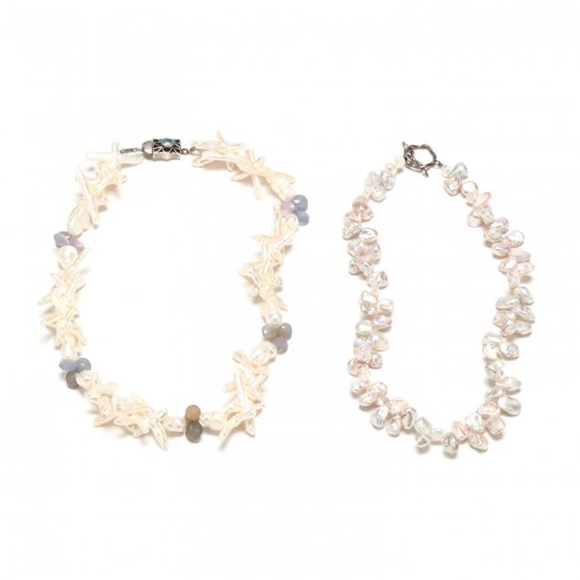 two-keshi-pearl-necklaces