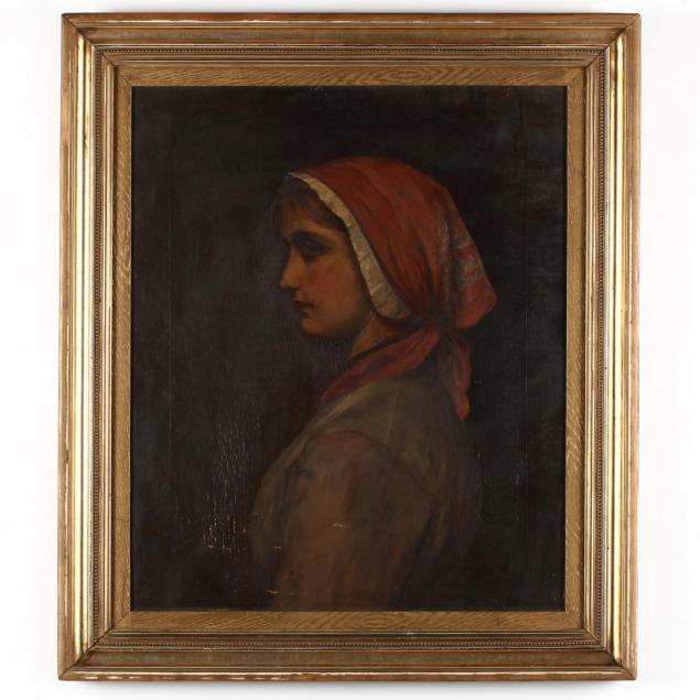 an-antique-english-portrait-of-a-young-woman