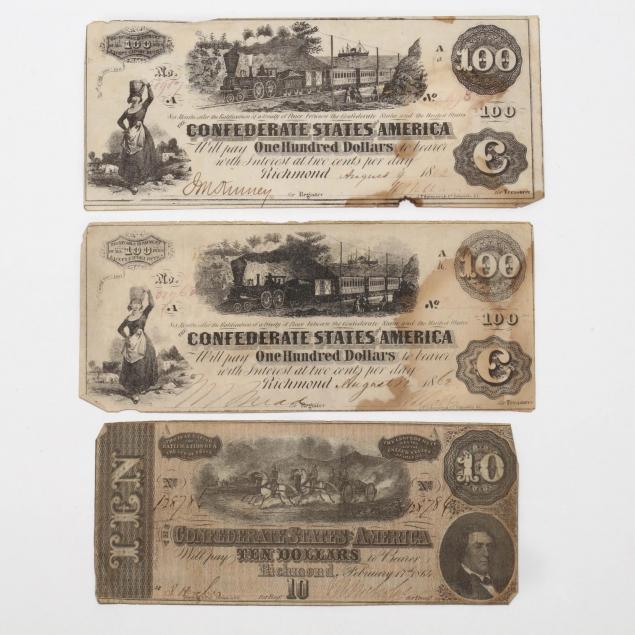 three-confederate-notes