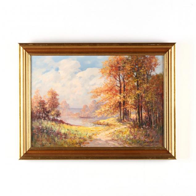 american-school-20th-c-autumn-landscape