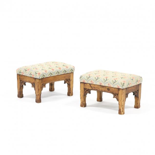 pair-of-french-gothic-footstools