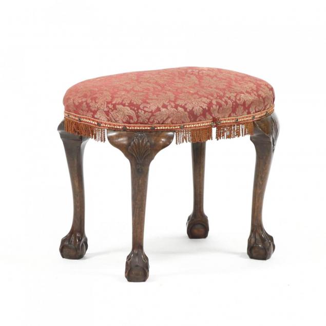 chippendale-style-kidney-shaped-stool