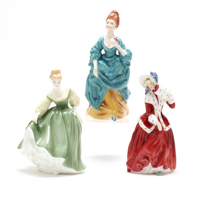 three-royal-doulton-figures-of-ladies