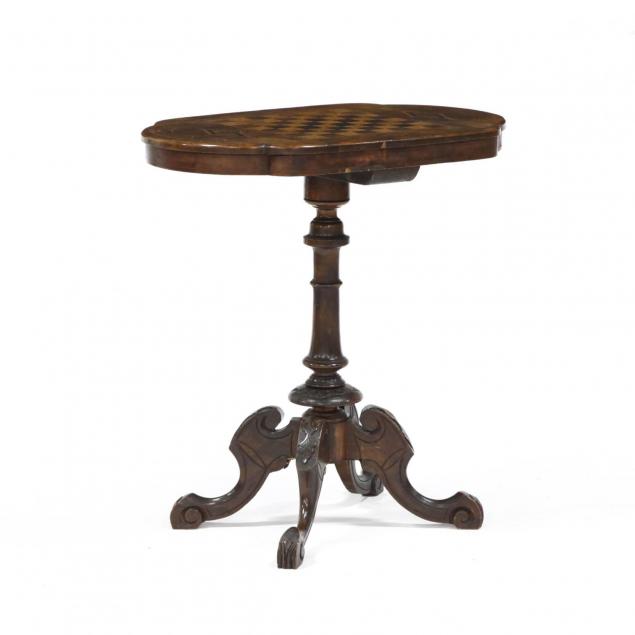 continental-carved-and-inlaid-game-table