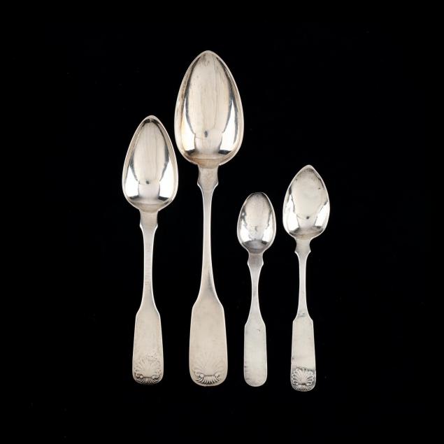 four-raleigh-coin-silver-spoons-mark-of-bernard-dupuy