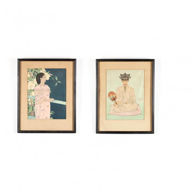 paul-jacoulet-french-1902-1960-two-woodblock-prints