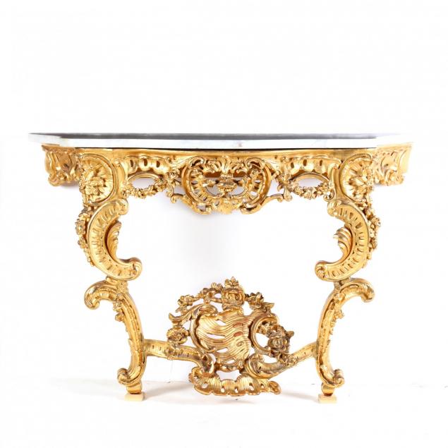 french-rococo-marble-top-gilt-console-table