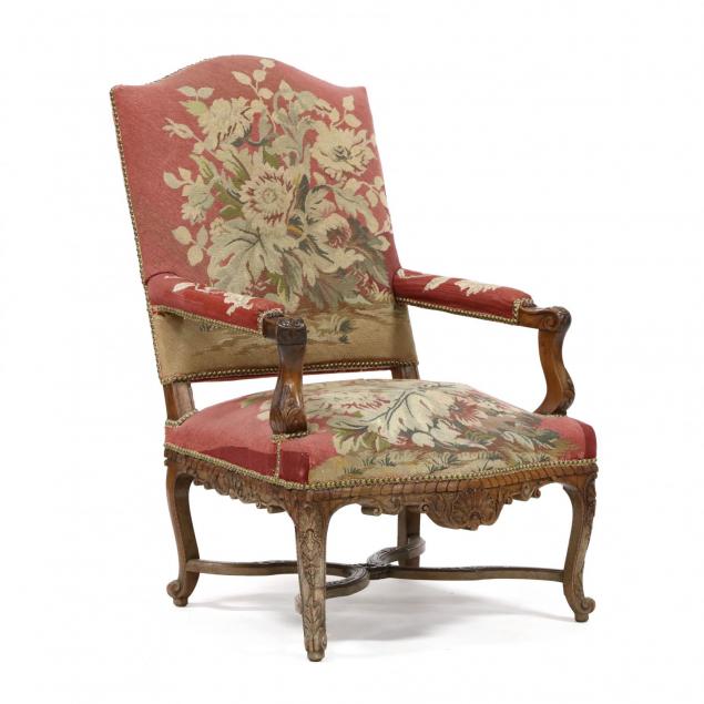 continental-relief-carved-and-upholstered-arm-chair