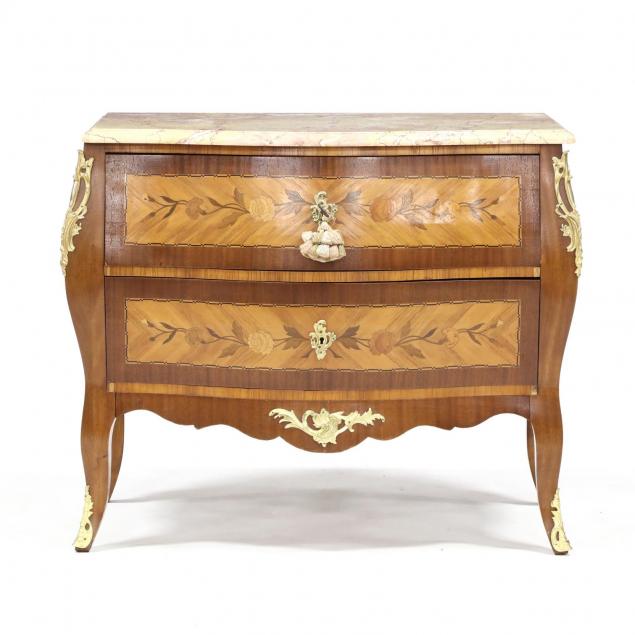 french-bombe-marble-top-inlaid-commode