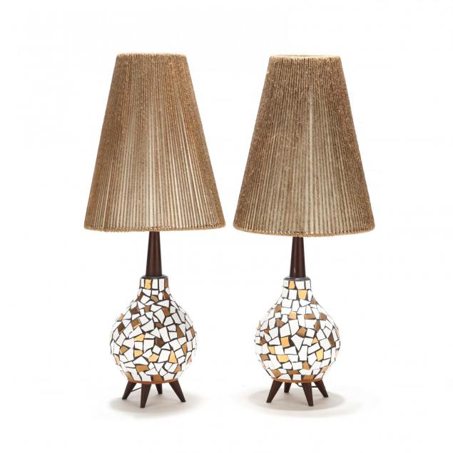 att-maurice-chalvignac-pair-of-mid-century-tile-table-lamps