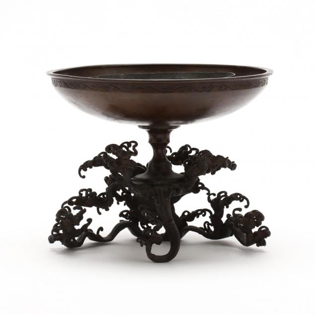 a-japanese-bronze-usubata-with-waves