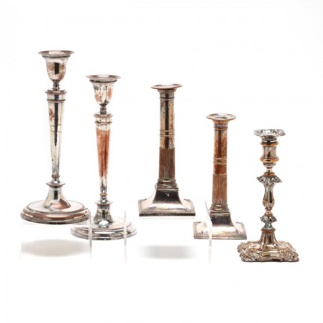 five-antique-sheffield-plate-candlesticks