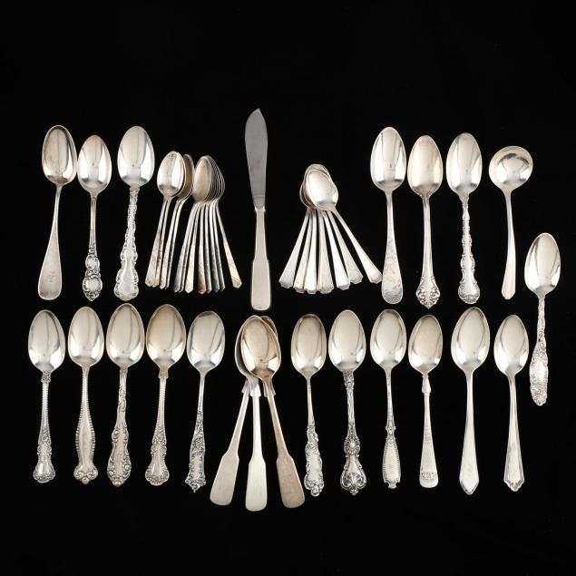 collection-of-sterling-silver-flatware