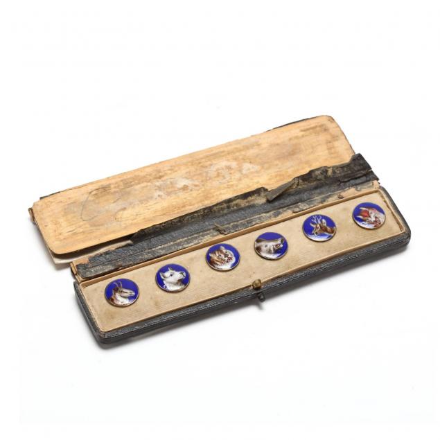 a-set-of-six-enameled-sterling-silver-dress-studs