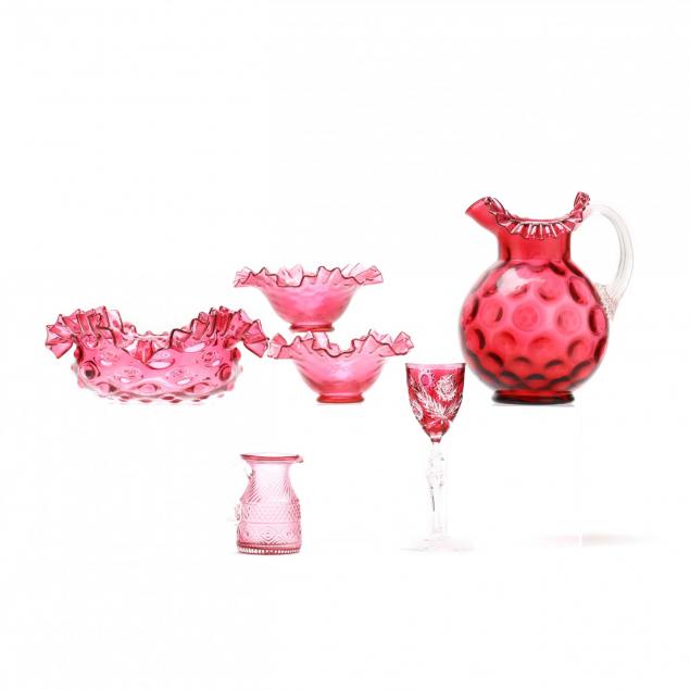 cranberry-glass-grouping