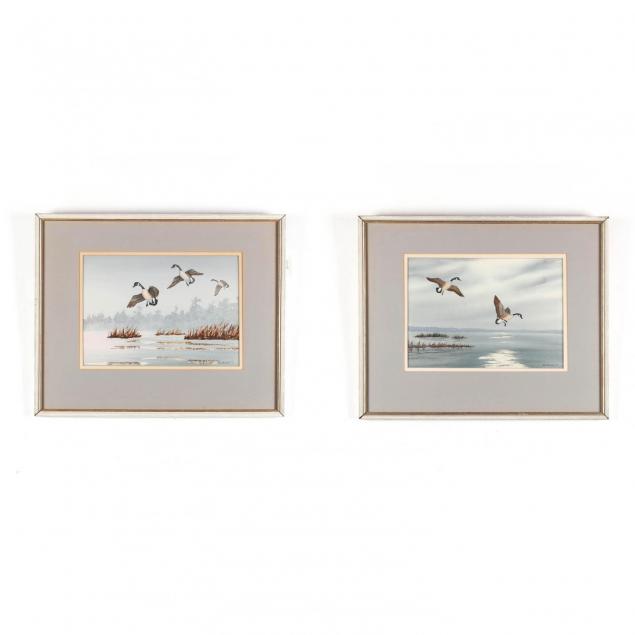 ted-hanks-me-two-views-with-canada-geese