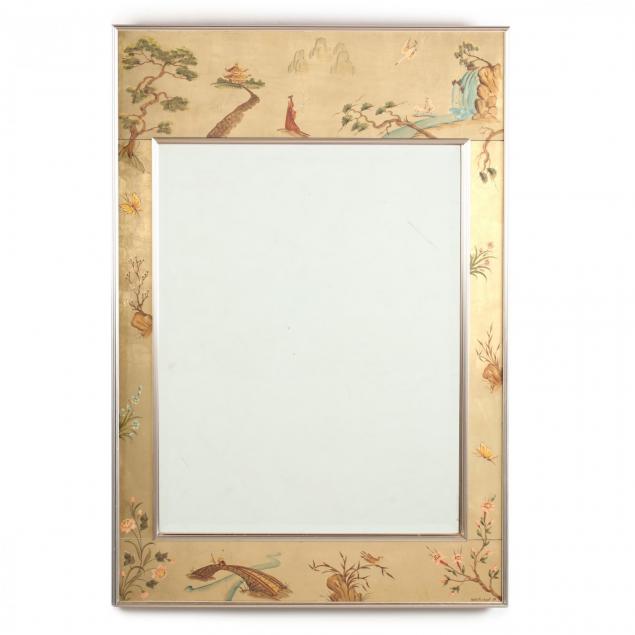 labarge-chinoiserie-decorated-mirror