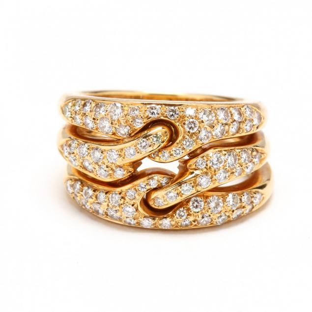 18kt-gold-and-diamond-three-row-ring-bulgari