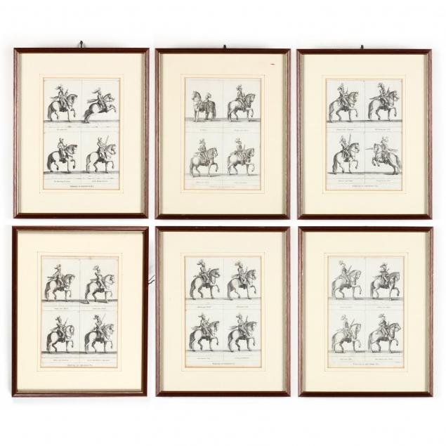 n-c-goodnight-br-19th-c-six-equestrian-engravings-from-i-military-antiquities-respecting-a-history-of-the-english-army-i
