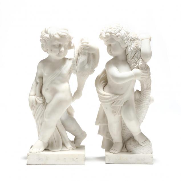 pair-of-classical-style-carved-marble-putti
