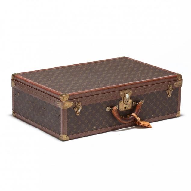 Sold at Auction: Alzer 60 Vintage Louis Vuitton Monogram Suitcase