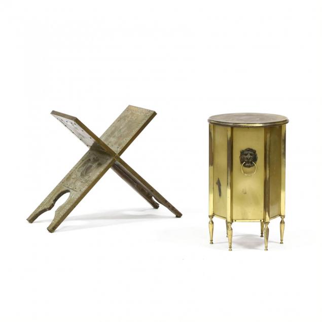 two-vintage-brass-stands