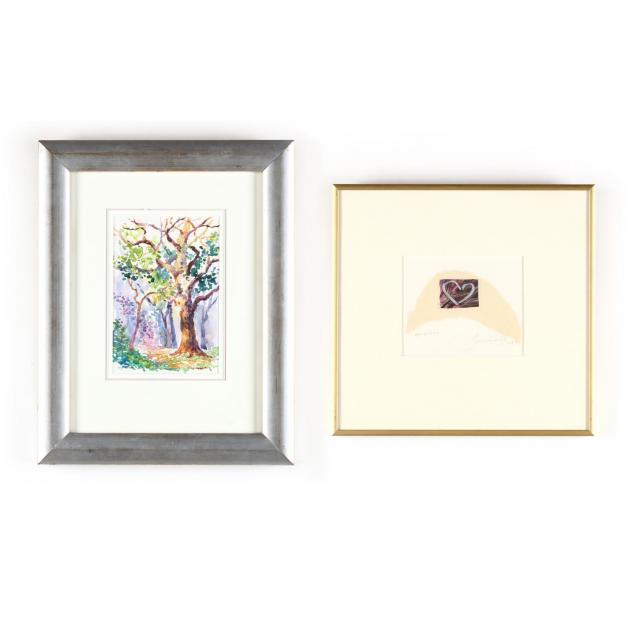 two-small-framed-works
