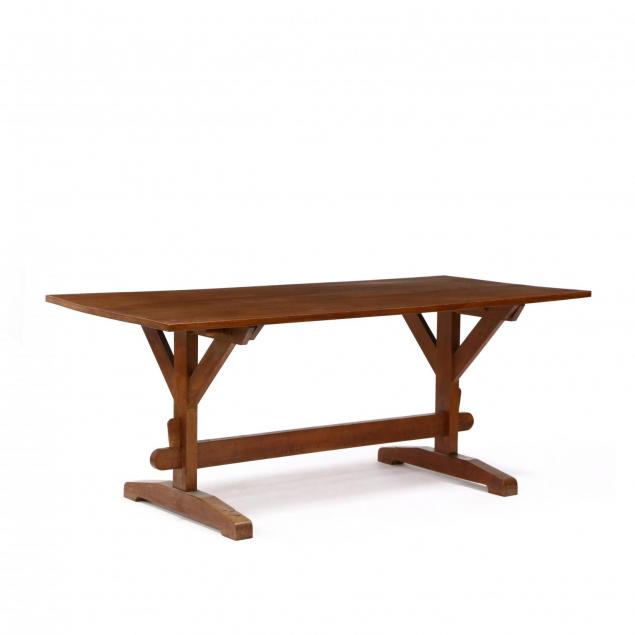 custom-walnut-trestle-base-dining-table