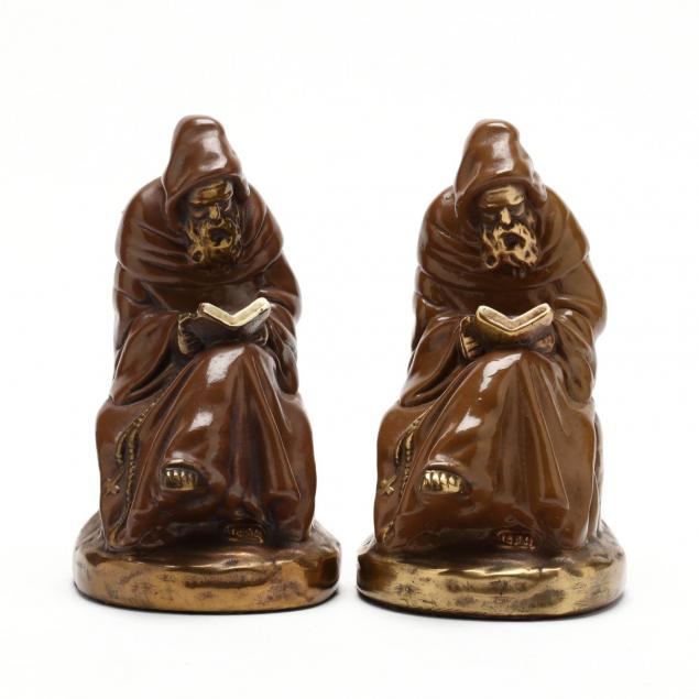 vintage-monk-bookends