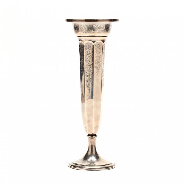 a-neoclassical-style-sterling-silver-trumpet-vase