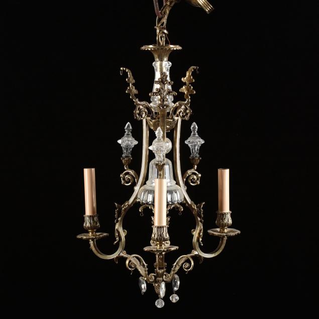 vintage-french-brass-and-crystal-chandelier