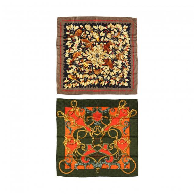 two-silk-scarves-hermes