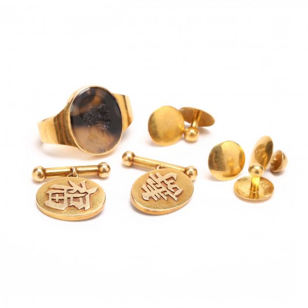 group-of-chinese-gold-jewelry