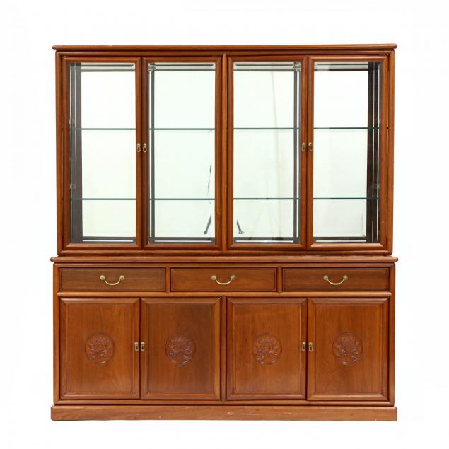 chinese-carved-and-lighted-china-cabinet
