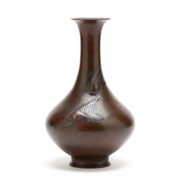 a-japanese-meiji-period-bronze-vase-with-carp