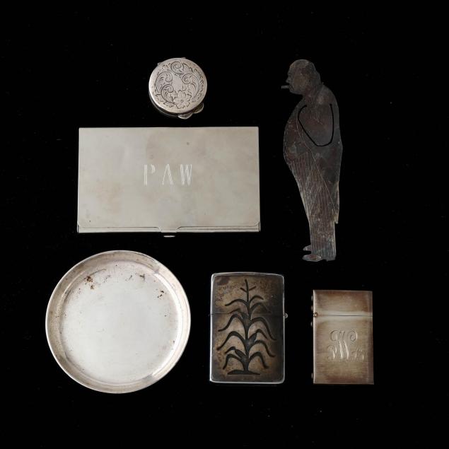 a-group-of-sterling-silver-and-silverplate-accessories